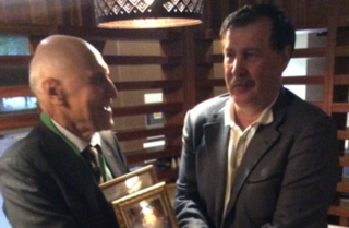 Атаман Камшилов В.В. поздравил Николая Николаевича Дроздова с днём рождения