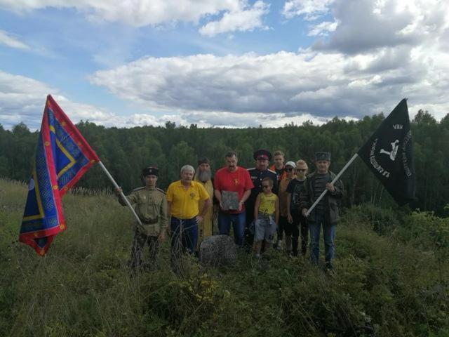 Верховный атаман Союза Казачьих Войск России и Зарубежья Камшилов В.В и казаки СКВРиЗ молитвенно почтили память знаменитого атамана.